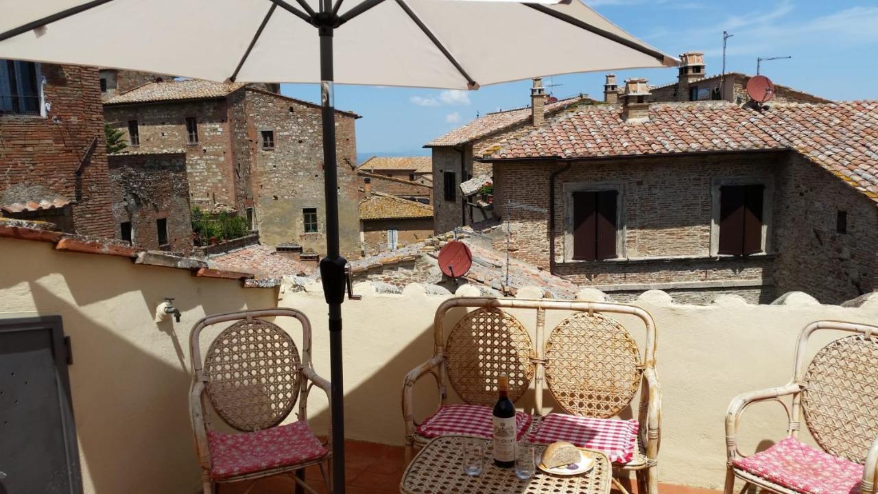 The Roof House Lägenhet Montepulciano Stazione Exteriör bild